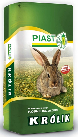 Piast pasza karma Królik Tucz granulat dla królików 25kg