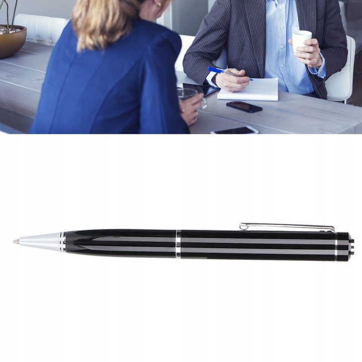 PIÓRO DYKTAFON MINI CYFROWY PODSŁUCH SZPIEGOWSKI