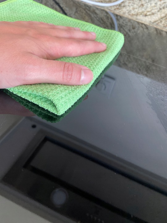 CarGlowGoods Storm mikrofibra waflowa do szyb w aucie szkła okien 40x40 3x