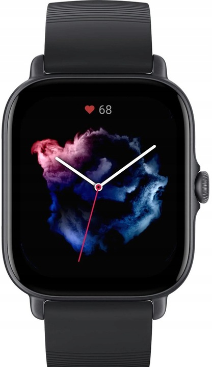 Czarny Smartwatch AMAZFIT GTS 3