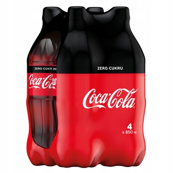 Coca-Cola Zero napój gazowany 4x850ml