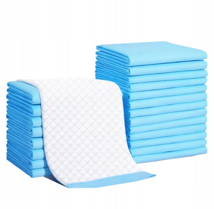 PODKŁADY HIGIENICZNE MATY DLA PSA NAUKA SIKANIA 60x60 100szt 600ml 8gr SAP