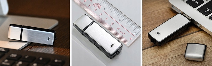MINI DYKTAFON SZPIEGOWSKI PODSŁUCH PENDRIVE DYSKRETNY REJESTRATOR USB 2w1