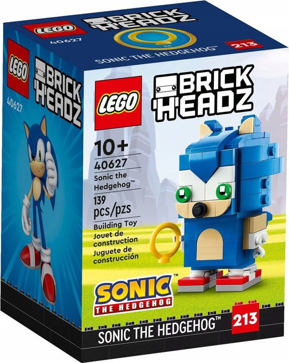 LEGO BrickHeadz 40627 Sonic the Hedgehog + Torba LEGO - Klocki na prezent