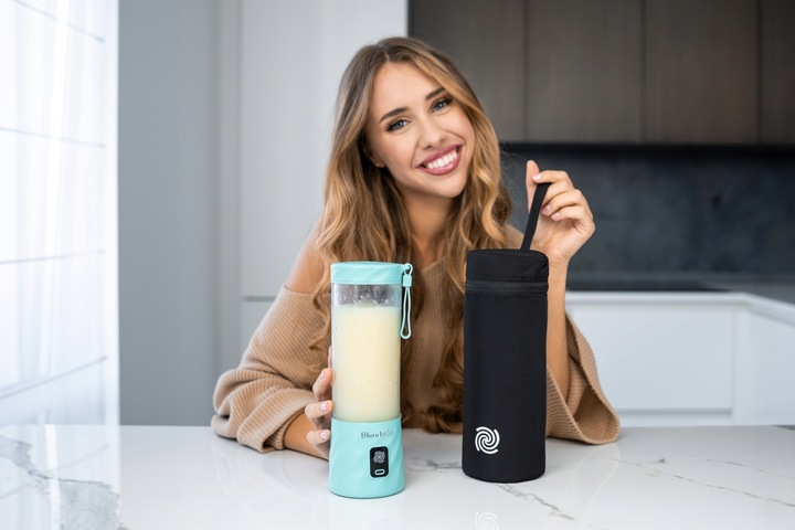Blender bezprzewodowy BlendyGo 3 550ml USB Miętowy