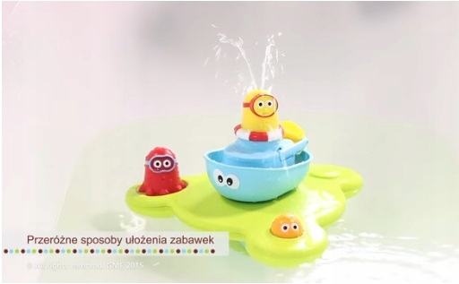 YOOKIDOO FONTANNA Z ŁÓDECZKAMI DO KĄPIELI 40115