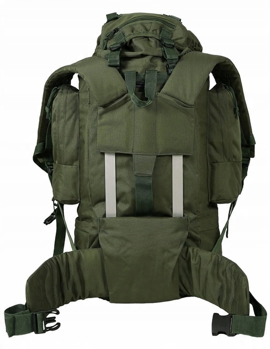 Plecak turystyczny wojskowy taktyczny Mil-Tec Ranger 75 l olive z pokrowcem