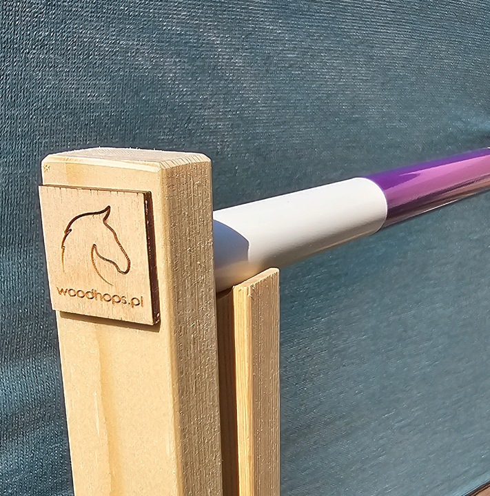 Przeszkoda Hobby Horse 140 cm z poprzeczką 120 cm Prezent Urodziny/ 10 lat