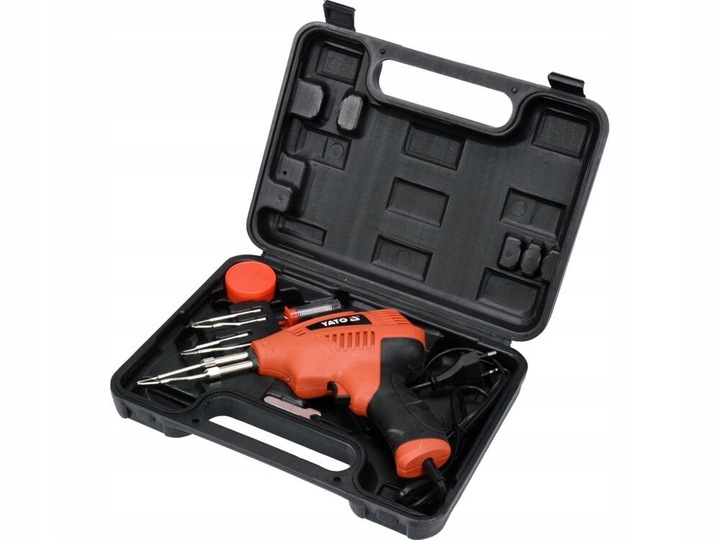 YATO LUTOWNICA TRANSFORMATOROWA 200W + ZESTAW AKCESORIÓW LUTOWNICZYCH