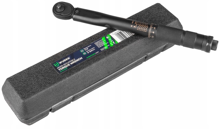 KLUCZ DYNAMOMETRYCZNY 1/4" 2-24NM ETUI Z BLOKADĄ CERTYFIKAT KALIBRACJI CR-V