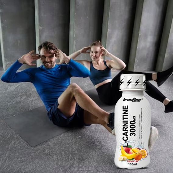 IRONFLEX L-CARNITINE 12 x 100 ml 3000 mg SHOT ODCHUDZANIE SPALACZ KARNITYNA