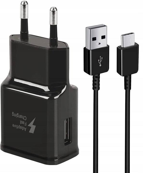 ORYGINALNA ŁADOWARKA SIECIOWA SAMSUNG FAST CHARGE 2w1 + KABEL USB-C 1,5M