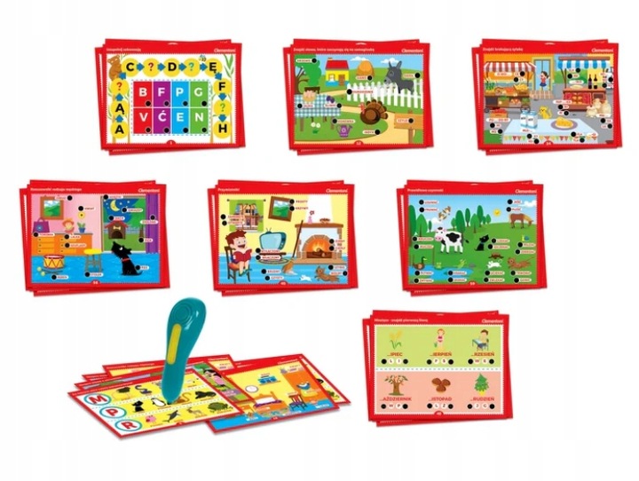 GRA EDUKACYJNA DLA DZIECI ALFABET CLEMENTONI