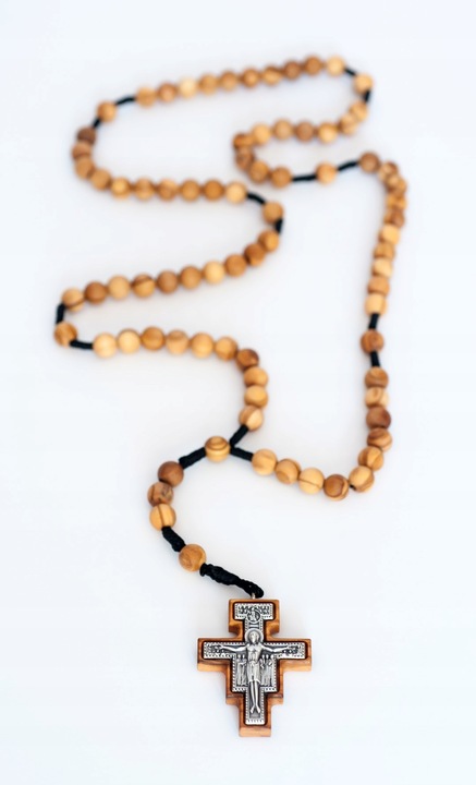 KORONKA FRANCISZKAŃSKA/SERAFICKA DO 7 RADOŚCI MARYI/7 dziesiątek/50 cm