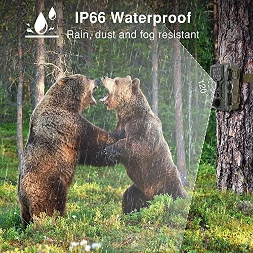 kamera myśliwska 1080P 20MP z czujnikiem ruchu podczerwieni Night Vision