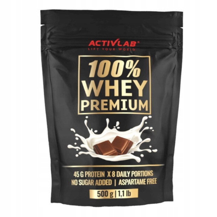 ACTIVLAB 100% WHEY PREMIUM 500 g + SHAKER WAVE + NANO + próbka WPC 80 30 g