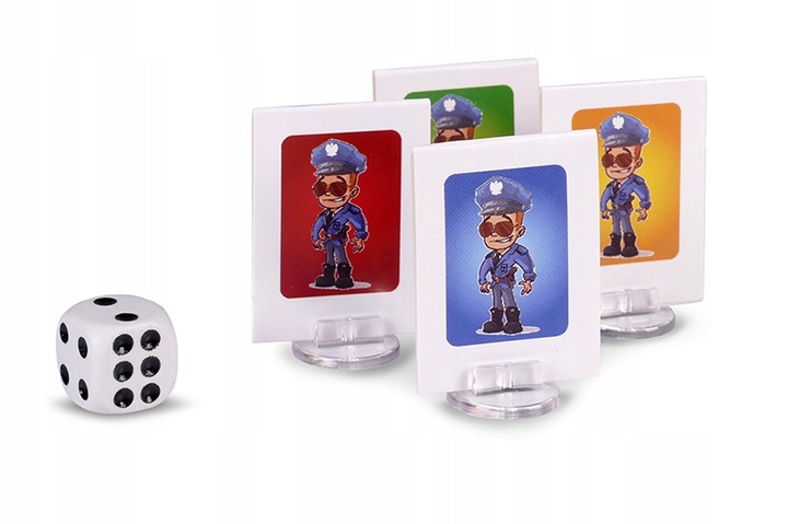 Gra planszowa dla dzieci planszówka MAŁY POLICJANT uczy zachowań wersja PL