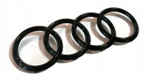 Emblemat Przód Audi A3, A4, A5, TT Czarny 249MM