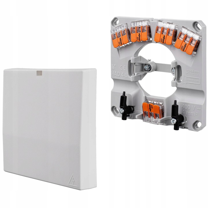 PUSZKA GNIAZDO DO PODŁĄCZEŃ AGD KUCHENEK INDUKCJA 400V 3F 5x WAGO 6mm2