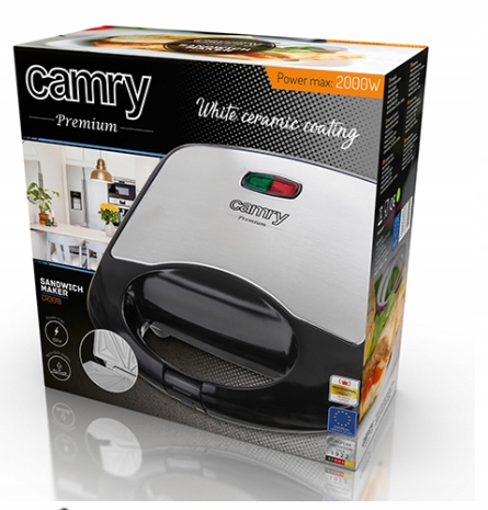 Opiekacz Do Kanapek Toster Ceramiczny Sandwich Do Chrupiących Tostów 850 W