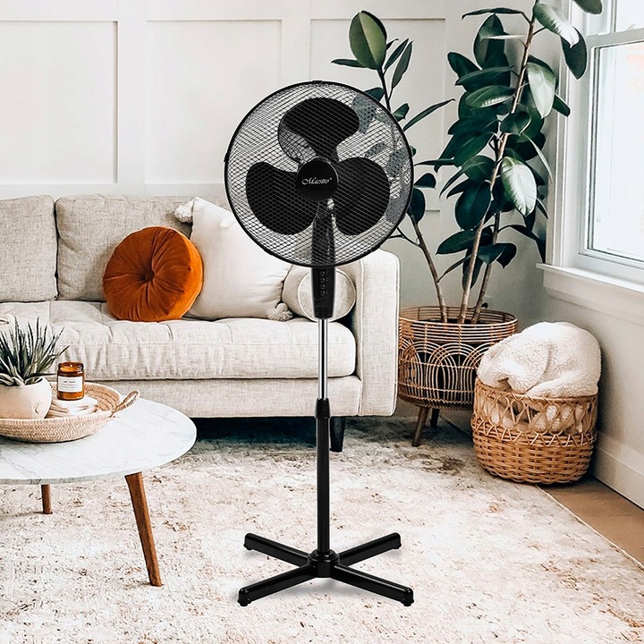 Wentylator podłogowy CICHY - 40cm, 60W, 3 prędkości