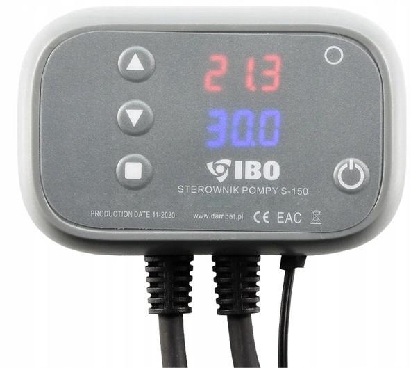 S-150 STEROWNIK DO POMPY OBIEGOWEJ C.O. PIECA REGULATOR IBO WYŁĄCZNIK LED