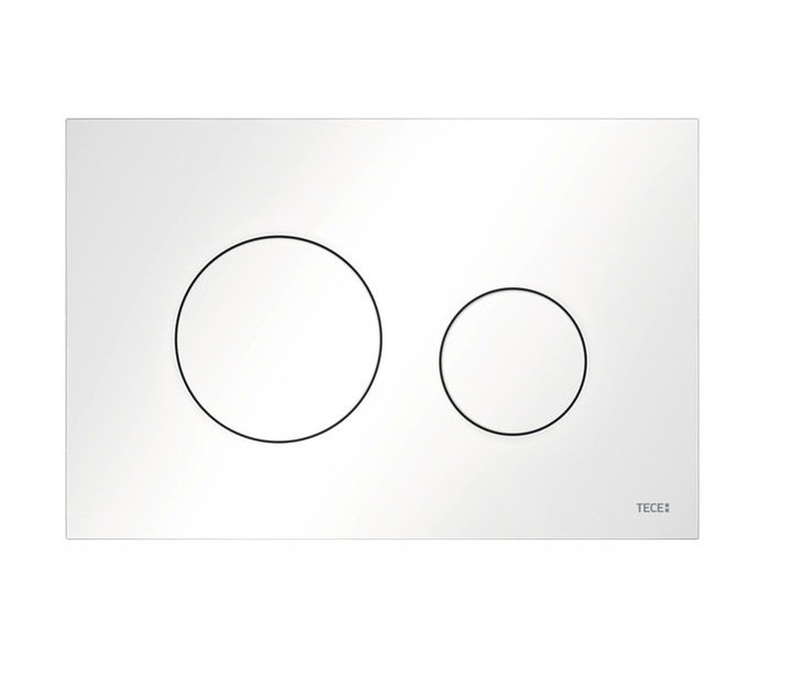Przycisk spłukujący do WC Tece Loop biały połysk 9240920