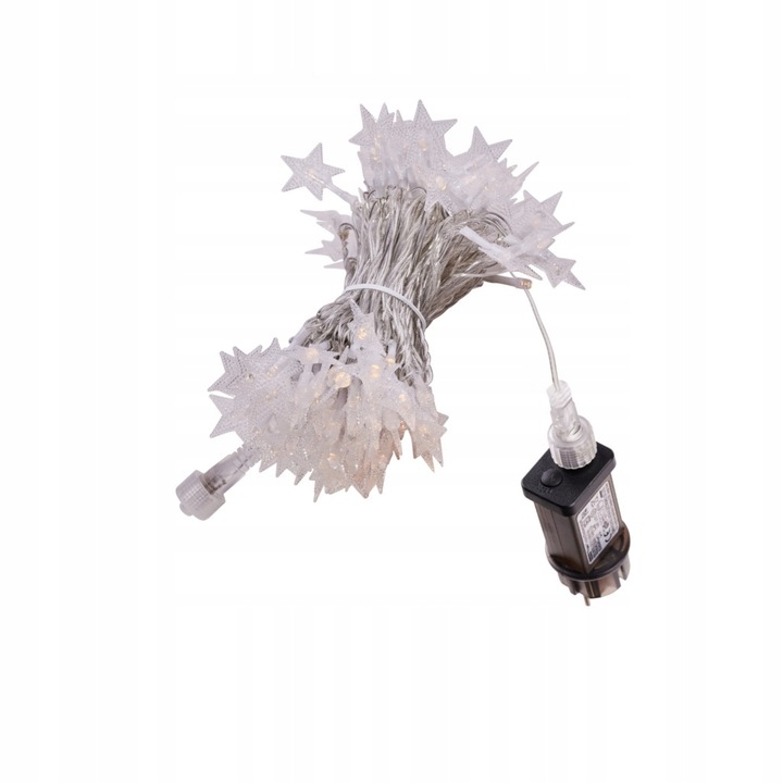 LAMPKI LED ŁAŃCUCH GWIAZDKI ŚWIĄTECZNE CHOINKOWE WESELE 10m 100LED