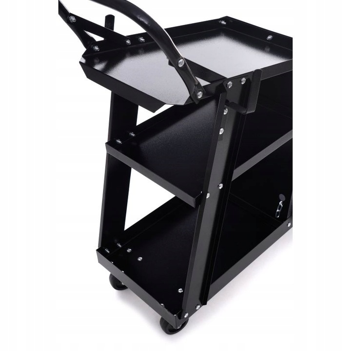 Wózek spawalniczy DO SPAWAREK Z PÓŁKĄ NA BUTLE STABILNY MIG MAG MMA TIG