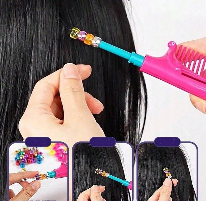 Zaplatarka do włosów zaplatacz studio fryzjerskie maszynka do warkoczyków