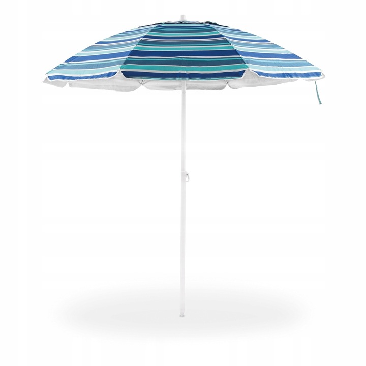 PARASOL PLAŻOWY Łamany OGRODOWY na BALKON Regulowany Tadar Paski 200 cm