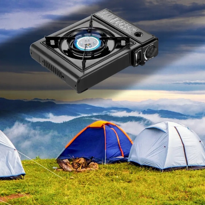 Kuchenka Turystyczna Gazowa Kuchenka Kempingowa Happy Home BDZ-155-A 2500W