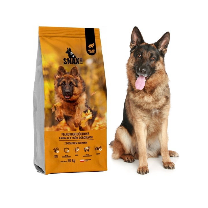 Snax Daily karma sucha mix smaków 20 kg dla Owczarka Labradora
