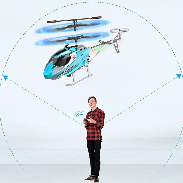 Helikopter Na Radio Z Ładowarką Zdalnie Sterowany Ładowanie Usb + Pilot