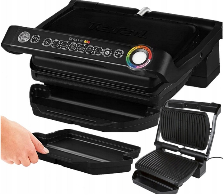 Grill elektryczny Tefal OptiGrill 2000 W GC705816 / 6 PROGRAMÓW