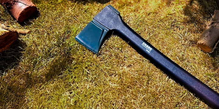 SIEKIERA rozłupująca do łupania do drewna OSTRZE L 72cm 1,57kg z OSTRZAŁKĄ