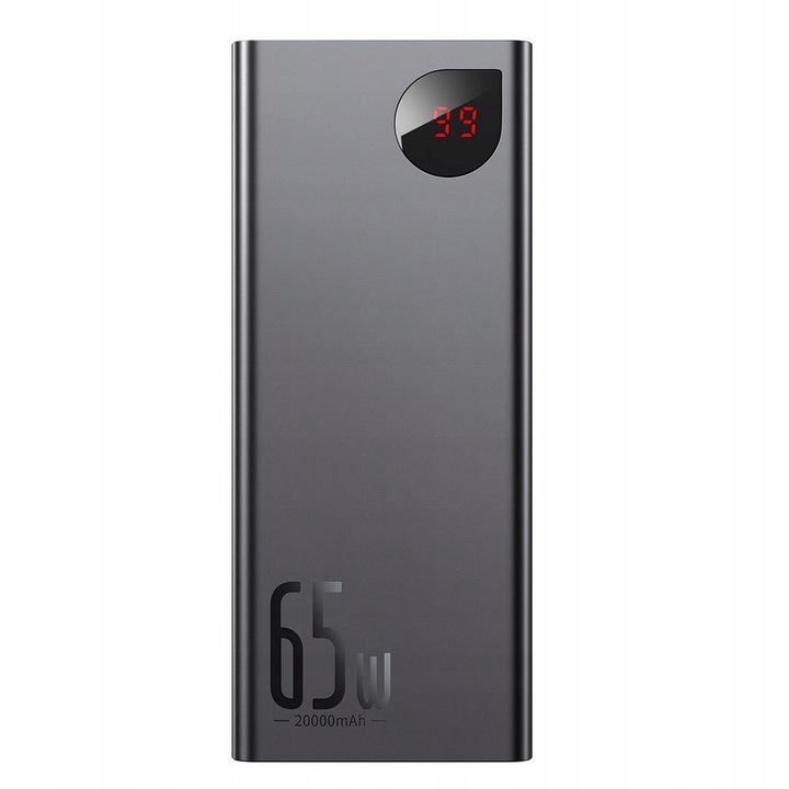 BASEUS POWERBANK 2x USB USB C micro USB 20000mAh 65W QC4.0 PD POWER BANK