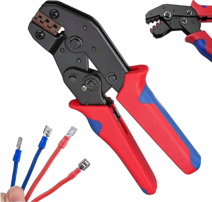 ZACISKARKA PRASKA KONEKTORÓW NIEIZOLOWANYCH KABLI