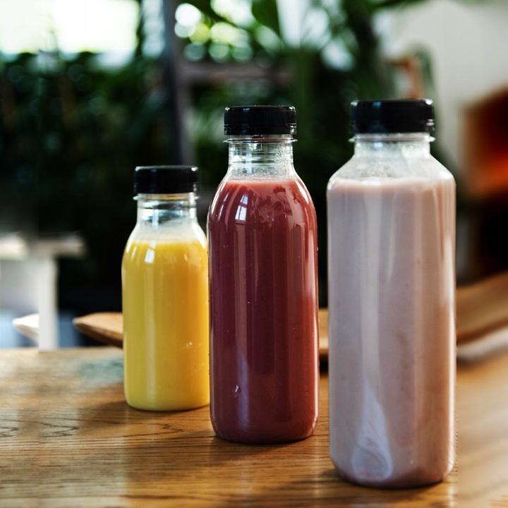 Butelka PET kwadratowa z nakrętką 500 ml x50 sztuk