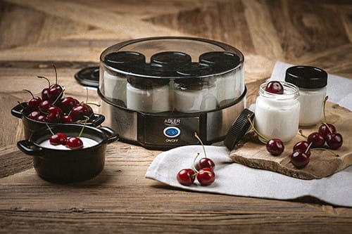 JOGURTOWNICA do PYSZNEGO DOMOWEGO JOGURTU w KOMPLECIE 7 SŁOIKÓW 1,4L