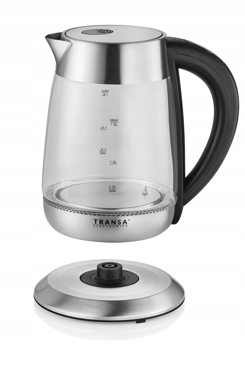 Czajnik elektryczny SZKLANY REGULACJA TEMPERATURY LCD DOTYKOWY PANEL 1,8 L