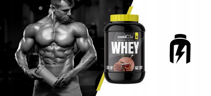 Białko koncentrat serwatkowe WPC 2000 g Instant Whey Protein CZEKOLADA hiro