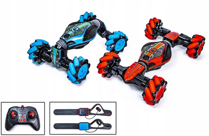 SAMOCHÓD STEROWANY GESTAMI RĘKĄ 4x4 +PILOT RC DRIFT+25km/h+duża bateria