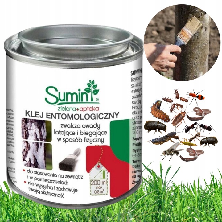 Klej entomologiczny do zwalczania owadów lep do drzew Sumin 400ml (200mlx2)
