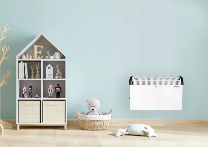 GRZEJNIK ELEKTYCZNY FARELKA KALORYFER TURBO NAWIEW