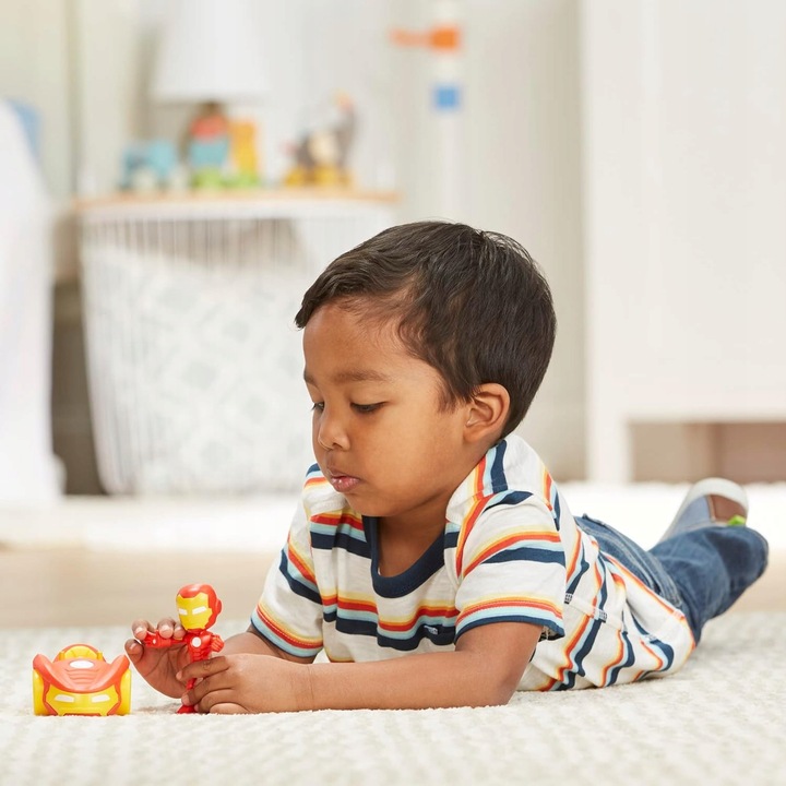 MARVEL SPIDEY I SUPER-KUMPLE FIGURKA IRON MAN Z POJAZDEM F3922