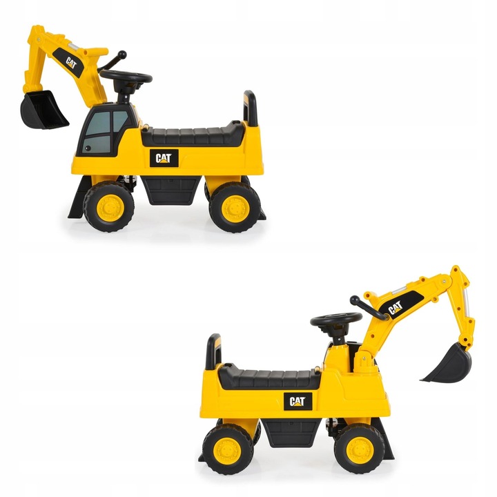 Koparka CATERPILLAR dla dzieci CAT JEŹDZIK ODPYCHACZ ruchoma łyżka DŹWIĘKI