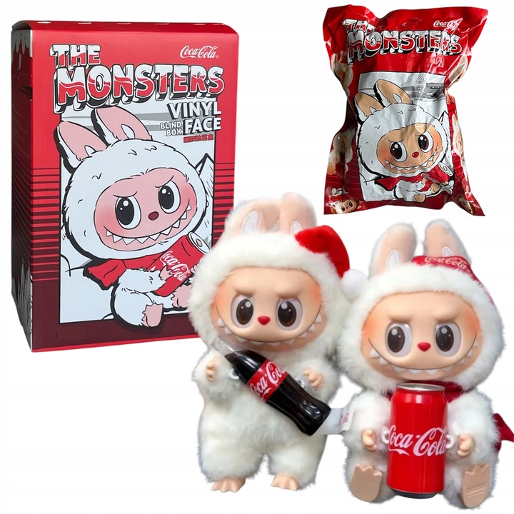 LAFUFU THE MONSTERS COCACOLA MASKOTKA NIESPODZIANKA SURPRISE BRYLOK ZABAWKA