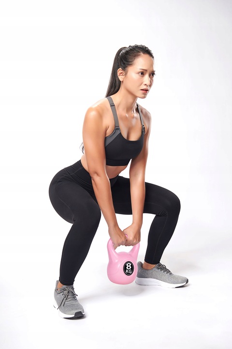 Kettlebell kettle 8 kg do ćwiczeń hantla kula odważnik obciążenie ciężar
