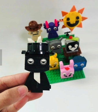 INCREDIBOX SPRUNKI KLOCKI FIGURK ZESTAW 3D zabawka z klocków Prezent